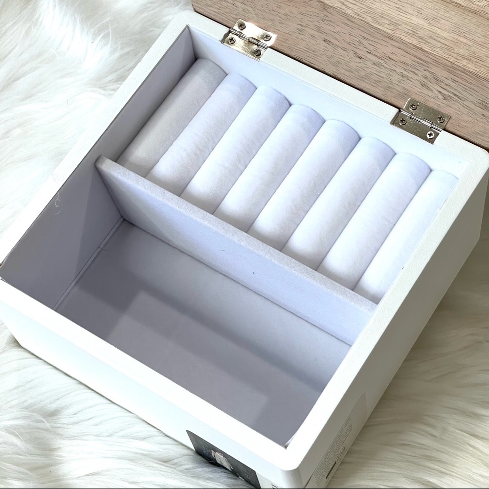 🌟SOLD Rae Dunn Jewelry Box Modern Farmhouse Wooden Special storage jewelry bo - Picture 3 of 12